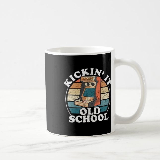 Kickin IT Retro 80s Arcade Game Video G Kaffemugg (Höger)