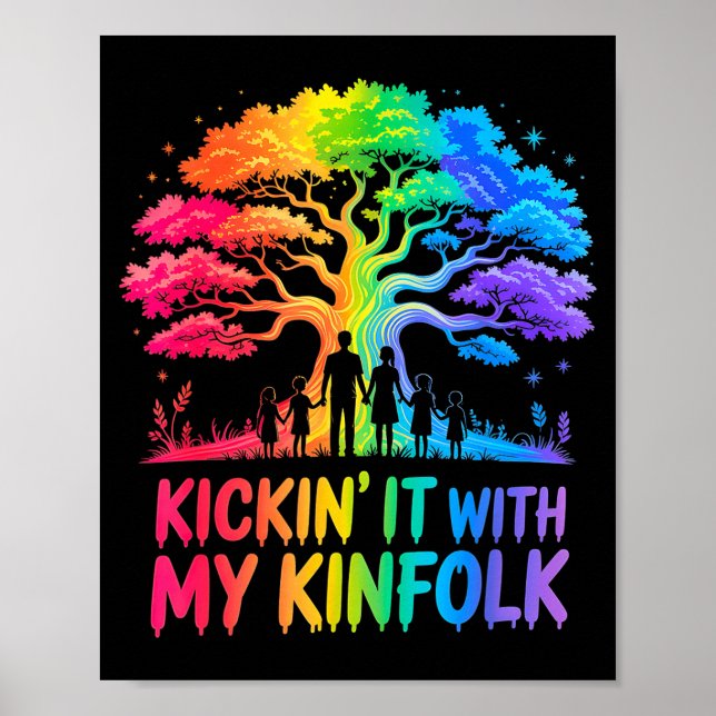 Kickin' It With My Kinfolk Funny Family Reunion  Poster (Framsidan)