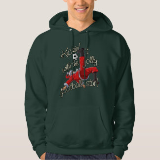 Kickin' it with Santa Hoodie