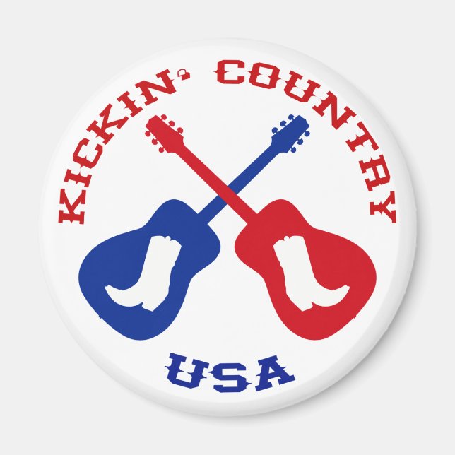 Kickin' Land USA Magnet (Framsidan)