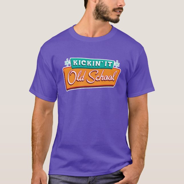 Kickin, Old school T Shirt (Framsida)
