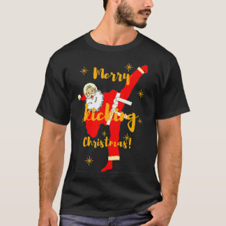 Kicking Jultomten Merry sparkade jul av MAM T Shirt