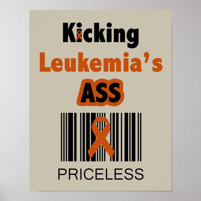 Kicking Leukemi - ovärderlig Poster (Framsidan)