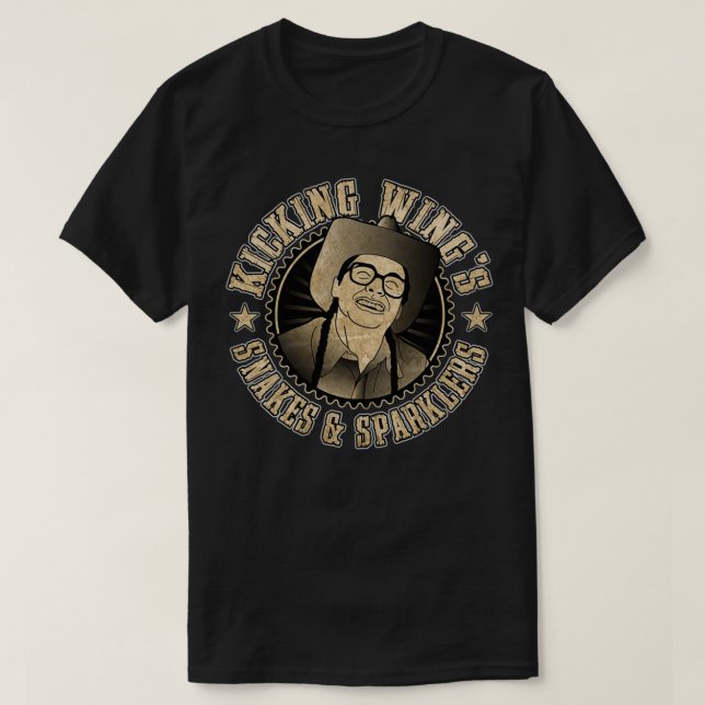 Kicking Vingar Snakes Sparklers  T Shirt (Design framsida)