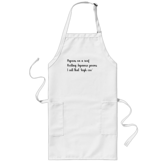 Kickkuttrandeförkläde Långt Förkläde (Framsidan)