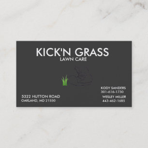 KICK'N-GRÄS VISITKORT