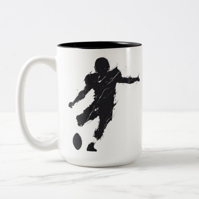 Kickoff Silhouette Två-Tonad Mugg (Vänster)