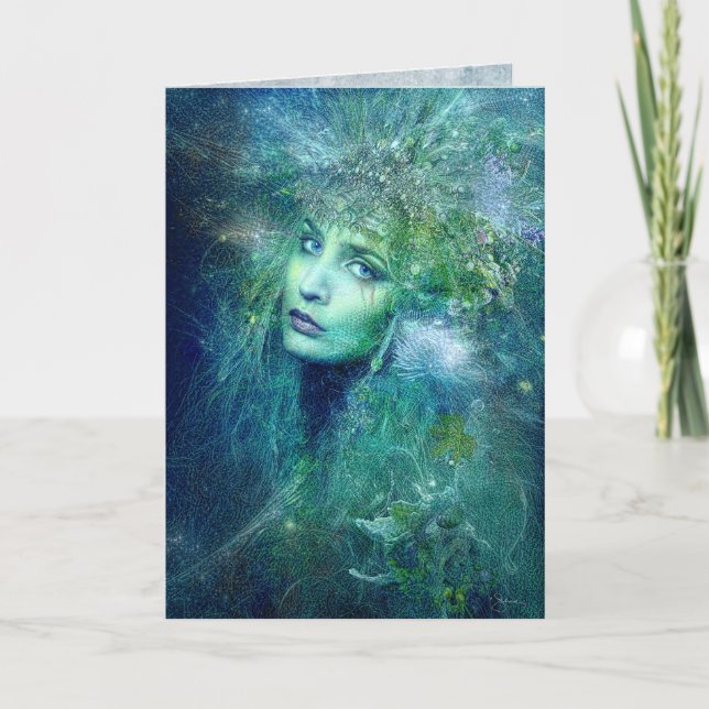 KickPriestess av vatten Kort (Framsida)