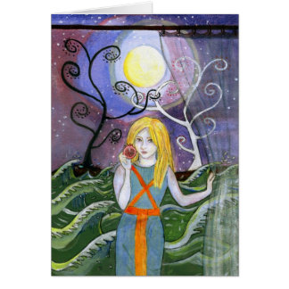 KickPriestess Hälsningskort