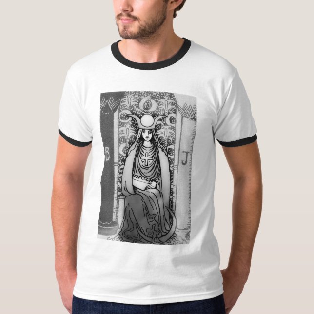 KickPriestess Tarot Tee Shirt (Framsida)
