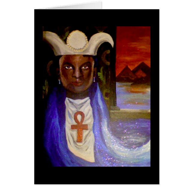 KickPriestesskortet Hälsningskort (Framsidan)