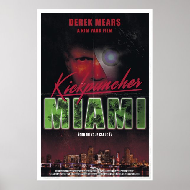 Kickpuncher: Miami Poster (Framsidan)