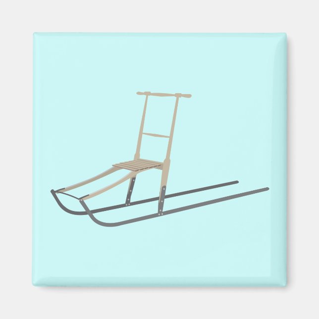 Kicksled | Potkuri | Sparkstöttning magnet (Framsidan)