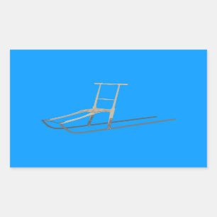 Kicksled Rektangulärt Klistermärke