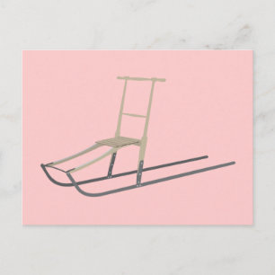 Kicksled Vykort