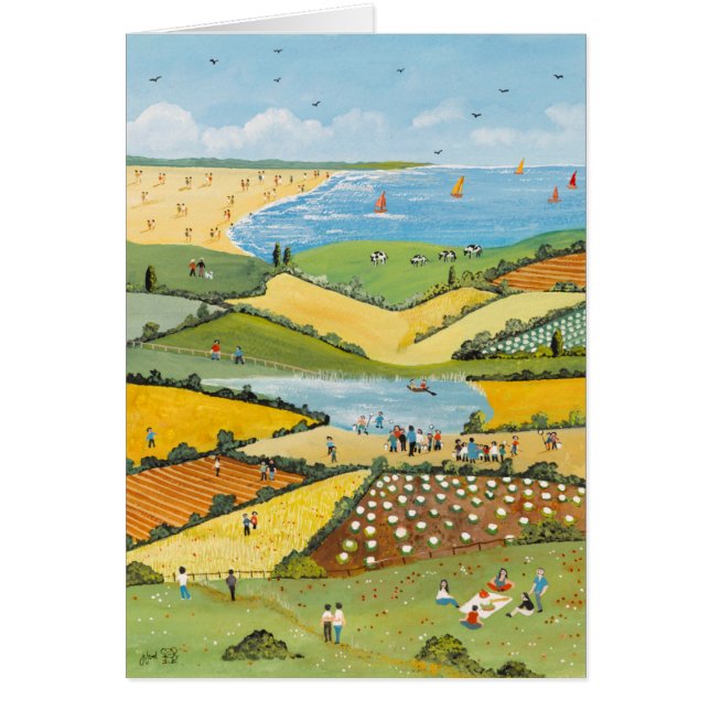 Kicksommar 2 hälsningskort (Framsidan)