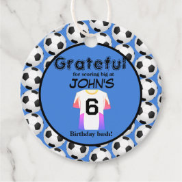 Kickstart Firande på 6e födelsedag Gåvor Etiketter