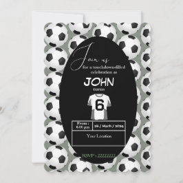 Kickstart Firande på 6e födelsedag Inbjudningar