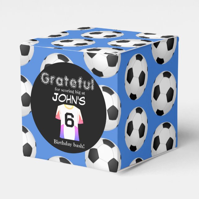 Kickstart Firande på 6e födelsedag Presentaskar (Framsidan Sidan)