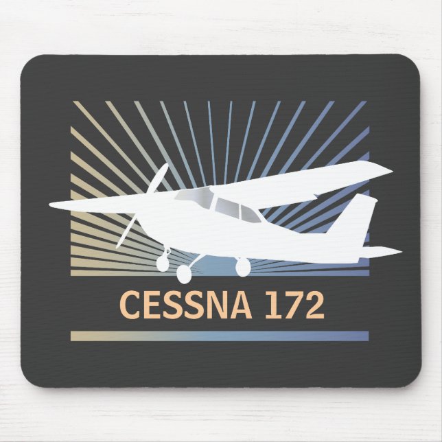 Kickvingeflygplan Musmatta (Framsidan)