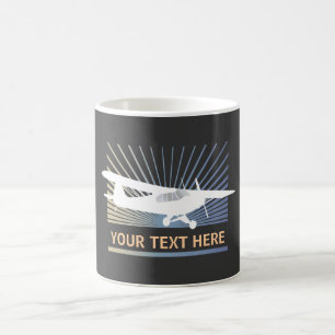 KickvingeTaildragger flygplan Kaffemugg
