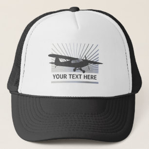 KickvingeTaildragger flygplan Truckerkeps