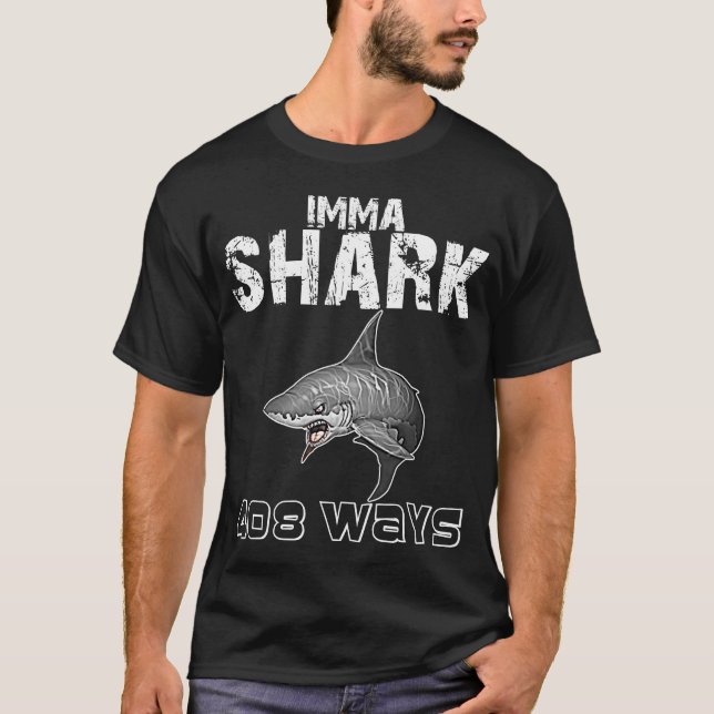 KICKVIT FÖR IMMA SHARK/AIM T SHIRT (Framsida)