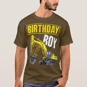 Kid Birthday Boy 2:a Fordon 2:a årskonstruktionen T Shirt