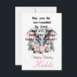 Kid Birthday-platta kort<br><div class="desc">Det här är för att fira barnens födelsedag.</div>