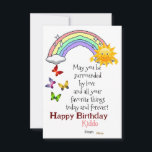 Kid Birthday-platta kort<br><div class="desc">Det här är för att fira barnens födelsedag.</div>