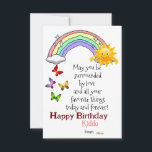 Kid Birthday-platta kort<br><div class="desc">Det här är för att fira barnens födelsedag.</div>