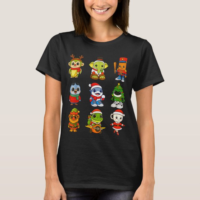 Kid Brainrot Pyjamas Jul 2025 Holiday Los Dic T Shirt (Framsida)