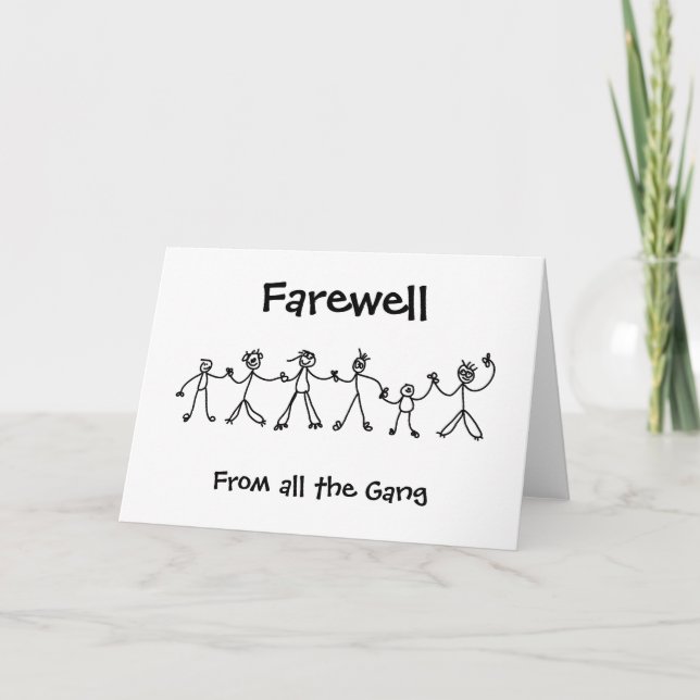 Kid Chain Farewell Kort (Framsida)