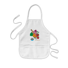 Kid Chef Vegetabiliska Apron Barnförkläde