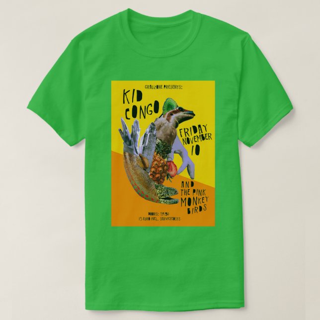 Kid Congo T Shirt (Design framsida)