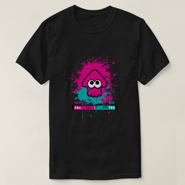Kid eller Squid Splatoon Classic T Shirt (Design framsida)