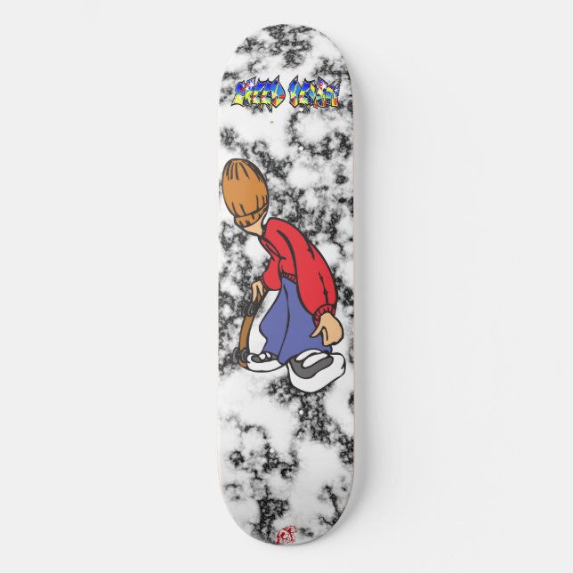 Kid för hastighetsdemon skateboard bräda 19,5 cm (Framsida)