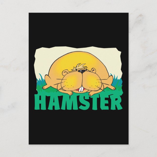 Kid Friendly Hamster Vykort (Framsida)