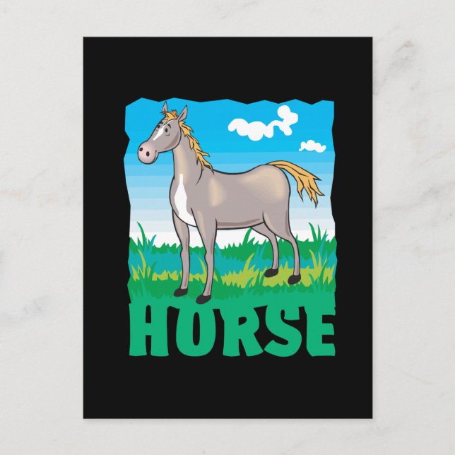 Kid Friendly Horse Vykort (Framsida)
