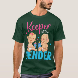 Kid Gender Reveal Party Innehavare av Gender Mamma T Shirt
