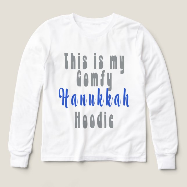 Kid Hanukkah-mössa T Shirt (Design framsida)