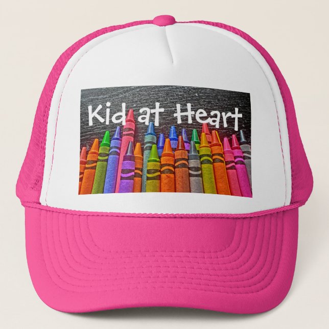 Kid Heart crayon hat Truckerkeps (Framsida)