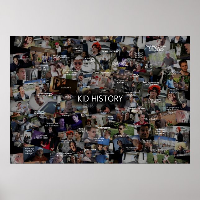 Kid History Collage Poster (Framsidan)