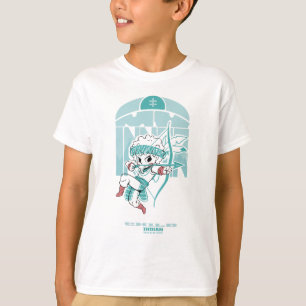Kid med ben och pil t shirt