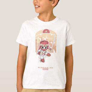 Kid med kläder för krigare t shirt