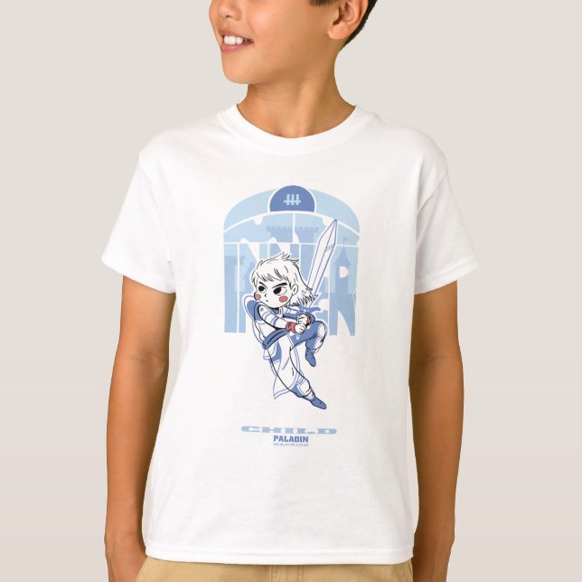 Kid med ordstrid t shirt (Framsida)