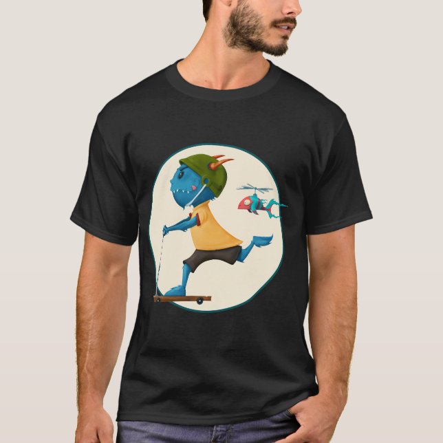Kid Monstro Go! T Shirt (Framsida)