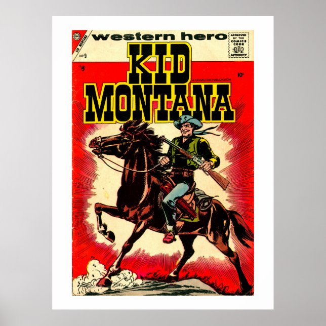 Kid Montana #9 Poster (Framsidan)