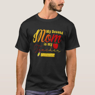Kid Pojke Flickas Andra Mamma Är Min Lärare Tillba T Shirt