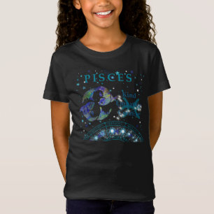 Kid Retro Pisces Zodiac Traits T-Shirt